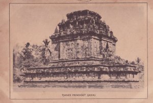 Indonesia Java Tjandi Mendoet Old Postcard