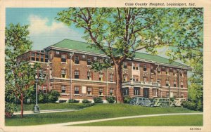 USA Cass County Hospital Logansport Indiana Vintage Postcard 07.04