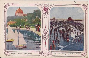 JUDAICA, New York NY, Temple Beth-El, Central Park, 1908, Synagogue, Jewish Life