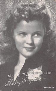 Shirley Temple Movie Star Actor Actress Film Star Unused 