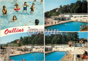 Postcard Modern Oullins (Rhone) Pool