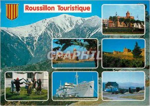 Postcard Modern Roussillon Touristic Traveling Roussillon Castillet Collioure...