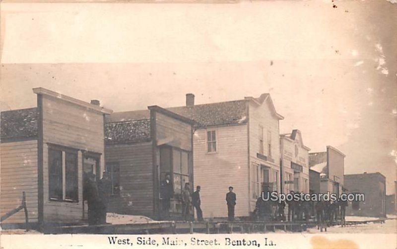 West Side Main Street - Benton, Iowa IA