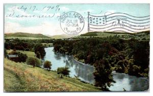 1907 Hoosick Valley at Eagle Bridge, NY Postcard