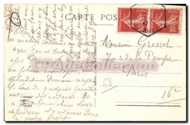 Old Postcard Trois Epis