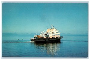 c1960's Comox Queen Leaving Comox Terminal Vancouver Island Canada Postcard