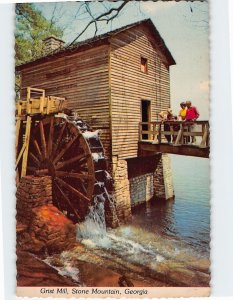 Postcard The Grist Mill, Stone Mountain, Georgia