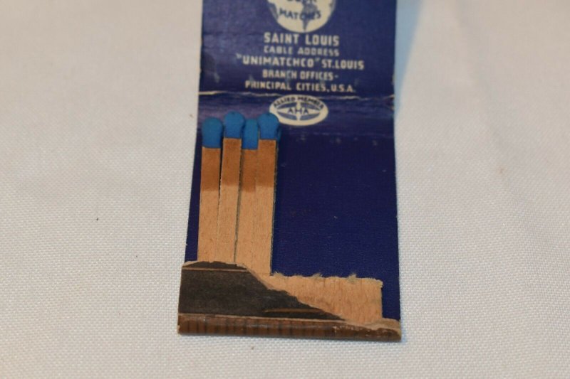 Leon C. Hauser Jr. Chicago Office Universal Match Corp. 20 Strike Matchbook