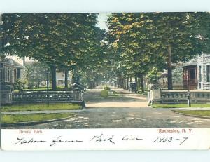 Pre-1907 PARK SCENE Rochester New York NY H4090