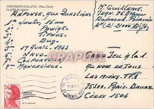 'Modern Postcard Dijon (Cote d''Or) Place the gate of square darcy'