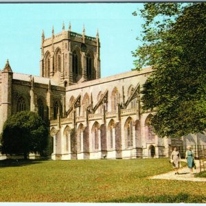 c1960s Dorset, England, UK Milton Abbey Church 1309 Norman Cotman Chrome PC A305