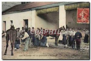 Old Postcard Horse Riding Equestrian Pleasures of the barracks The Forge Blac...