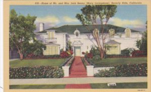 California Beverly Hills Home Of Mr and Mrs Jack Benny Curteich