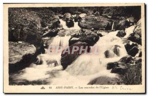 Postcard Old Assy Passy cascades Ugine