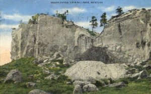 Indian Caves in Billings, Montana