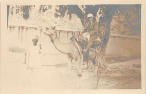 Lot 24 africa camel riding types folklore real photo egypt photo chapman swansea