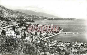 Modern Postcard Principality of Monaco Monte Carlo General view In Cap Martin...