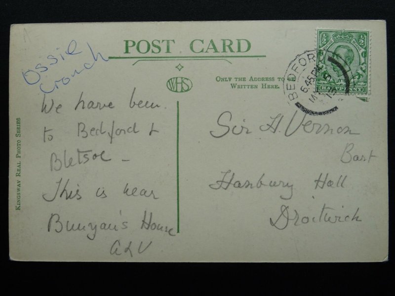 Bedfordshire ELSTOW Moot Hall c1913 RP Postcard by Kingsway