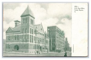 Post Office Building Cedar Rapids Iowa IA UNP UDB Postcard U22