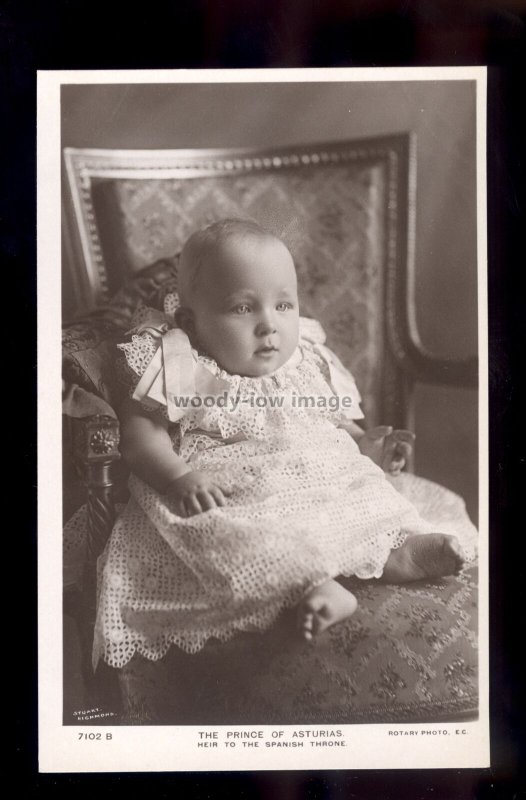 r4035 - The Prince of Asturias, Heir to the Spanish Throne, No.7102 B - postcard 