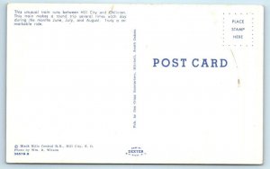 3 Postcards HILL CITY, S.D. ~ Narrow Gauge Train KLONDIKE CASEY 1880 Railroad