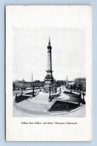 Soldiers and Sailors Monument Indianapolis News Indiana IN UNP UDB Postcard L16