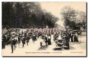 Old Postcard Compiegne rafters