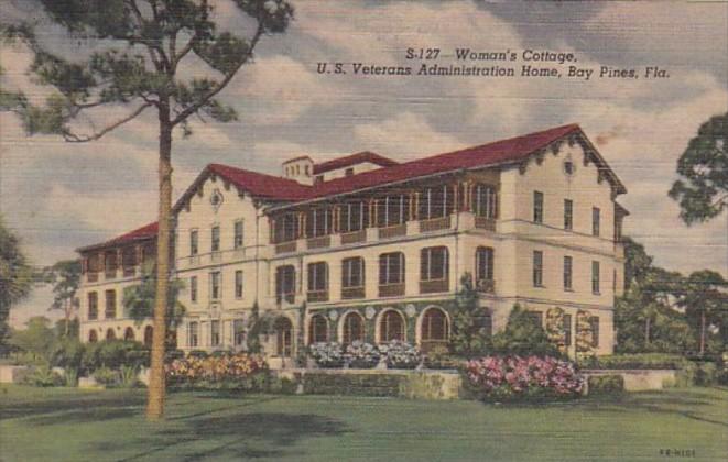 Florida St Petersburg Bay Pines U S Veterans Administration Home Woman's Cott...