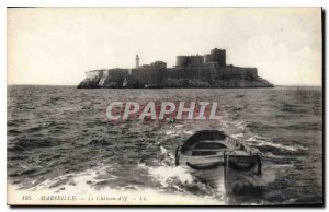 Old Postcard Chateau d'If Marseille