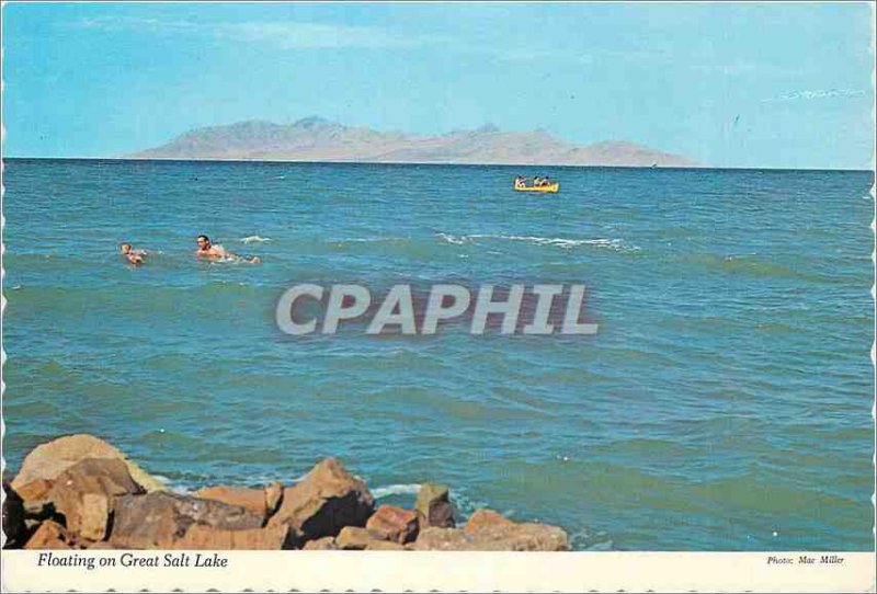 Modern Postcard Utah Swimmers in Great Salt Lake