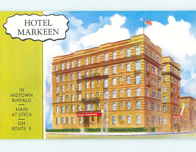 Unused 1950's MARKEEN HOTEL Buffalo New York NY Q5534-22