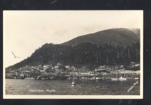 RPPC KETCHIKAN ALASKA HARBOR BIRDSEYE VIEW VINTAGE REAL PHOTO POSTCARD