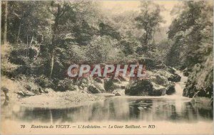 Postcard Old Surroundings of Vichy Ardoisiere The Gour Saillant