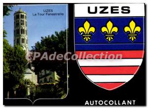 Postcard Modern Uzes Sticker