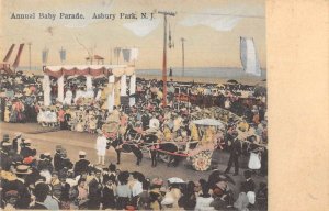 Asbury Park New Jersey Annual Baby Parade Vintage Postcard AA50005