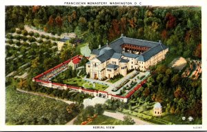 Washington D C Franciscan Monastery Aerial View