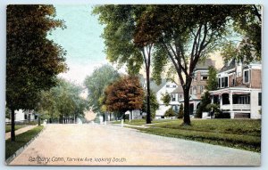 Danbury CT Connecticut Fairview Avenue Postcard