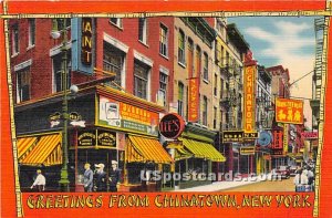 Greetings from - Chinatown, New York