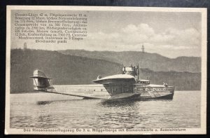 Mint Dornier DOX Real Picture Postcard Seaplane The Giant Seaplane