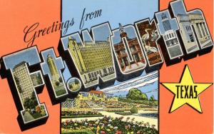 Large Letter -  Fort Worth, Texas