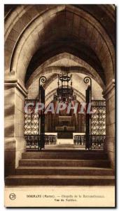 Old Postcard Dormans Marne Chapel View of Recognition Narthex