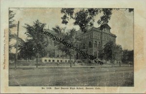 East Denver High School Denver CO Postcard PC301