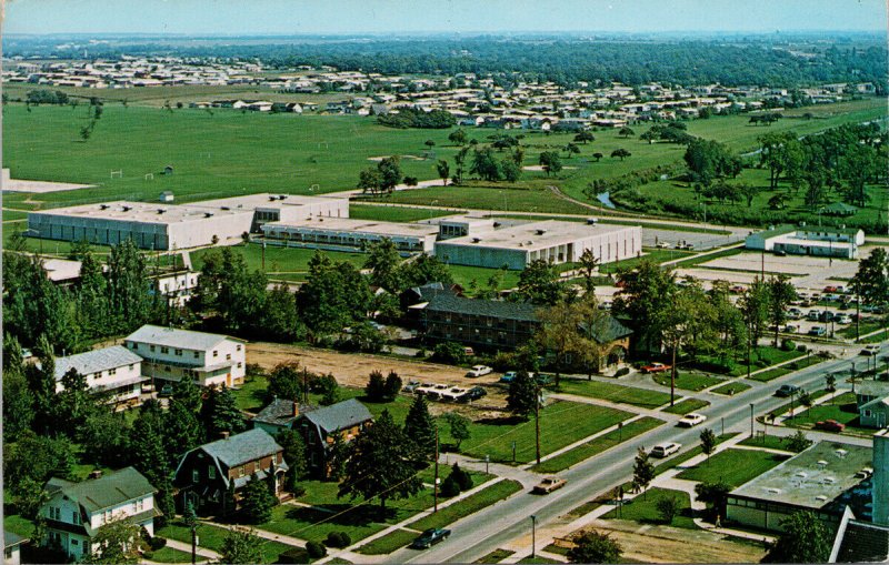 DeKalb IL Anderson Hall Northern Illinois University Unused Postcard G54