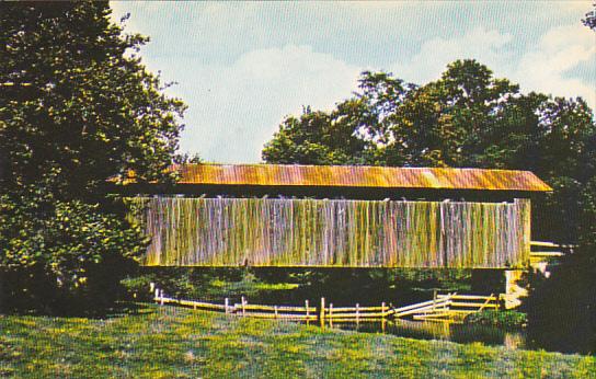 Ballard Road Covered Bridge Over Ceasar's Creek Jasper Township Ohio