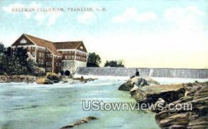 Eastman Falls Dam in Franklin, New Hampshire