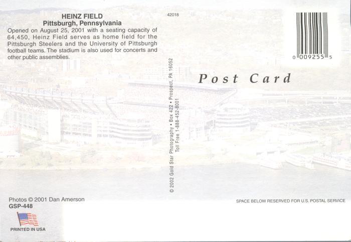 Heinz Field Football Stadium - Pittsburgh PA, Pennsylvania