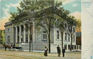 c1906 Tuck Postcard Ser 2207 Paterson NJ Free Public Library, Passaic County