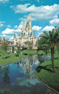 Walt Disney World Florida Cinderella Castle Chrome Postcard 02.96