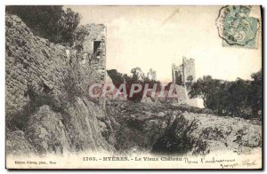 Old Postcard Hyeres Le Vieux Chateau