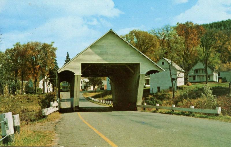 VT - Lyndon. South Wheelock Road Covered Bridge 